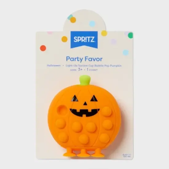 Halloween Pumpkin Bubble Pop Fidget Toy - Spritz&trade; image {3}