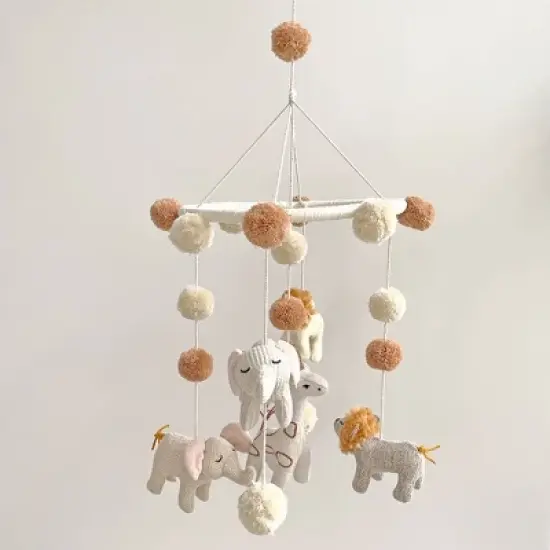 Crane Baby Handcrafted Ceiling Hanging - Kendi Animals image {4}