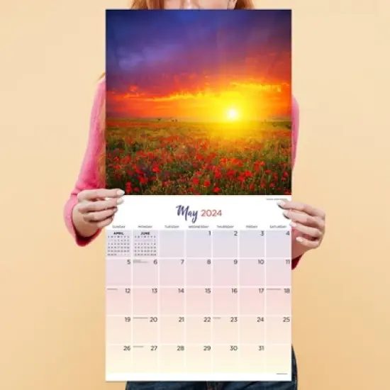 TF Publishing 2024 Wall Calendar 12"x12" Sunsets image {3}