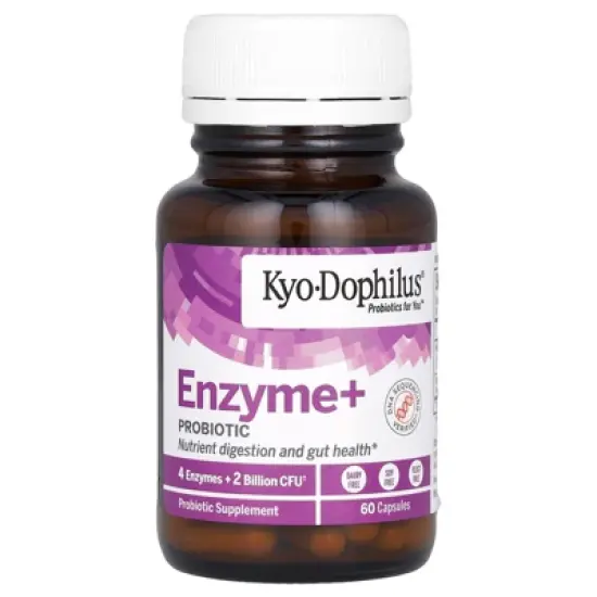 Kyolic Kyo Dophilus, Enzyme + Probiotic, 60 Capsules image {2}