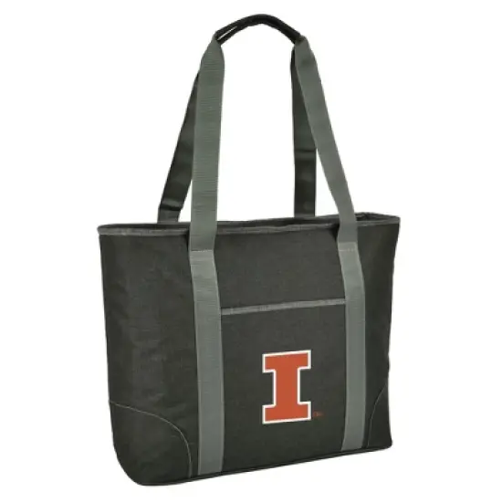 NCAA Illinois University Fighting Illini Large Soft Sided Cooler Tote - 30 Cans image {7}