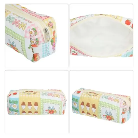 Unique Bargains Durable Small Quilted Puzzle Makeup Bag Assorted Color 1 Pc image {2}