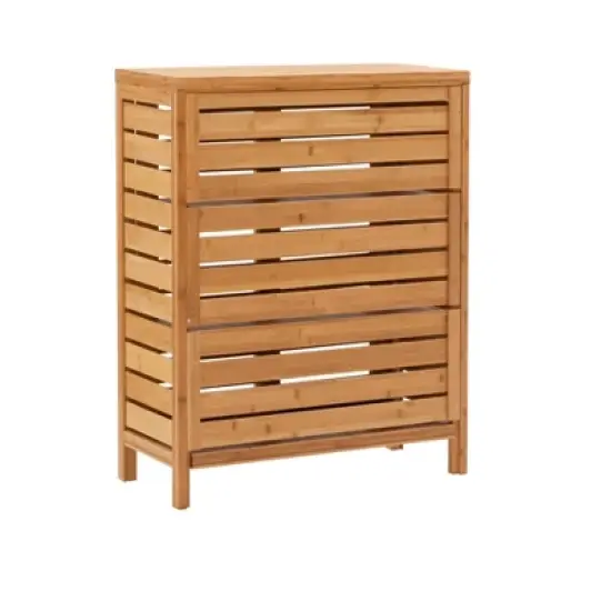 Bracken Two-Door Floor Cabinet Natural - Linon image {5}