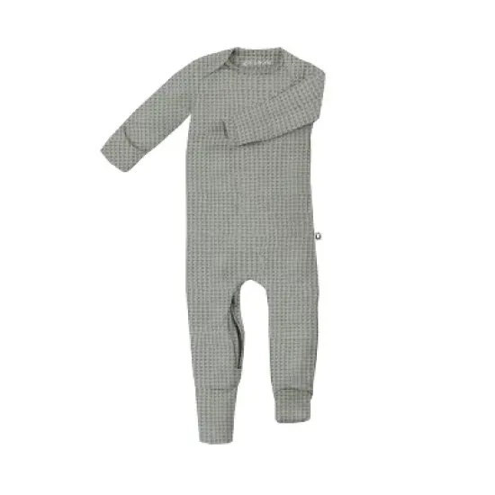 g&uuml;nam&uuml;na&reg; Baby Waffle Sleeper Pajama with DIAPER-ZiP&reg; image {5}