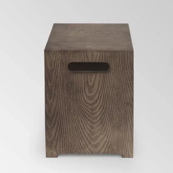 Wellington 48" Rectangular Iron Gas Fire Pit with Tank Holder - Brown - Christopher Knight Home image {3}