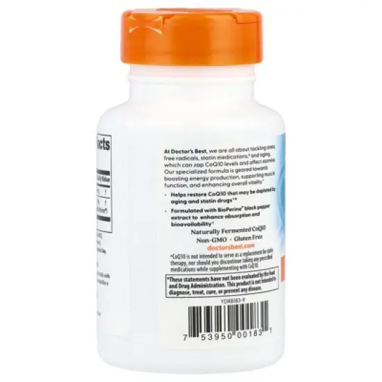 Doctor's Best High Absorption CoQ10, 100 mg, 120 Softgels image {2}