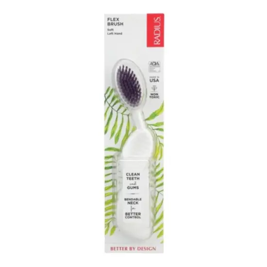 Radius Flex Brush Soft Left Hand Toothbrush - 6 ct image {1}