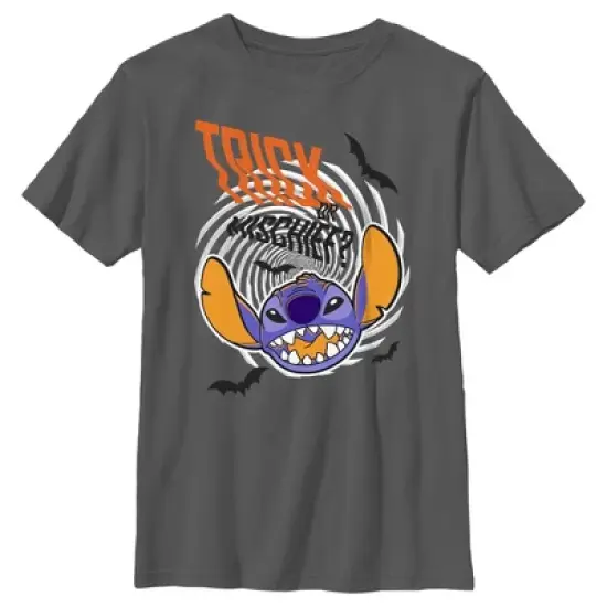 Boy's Lilo & Stitch Trick or Mischief T-Shirt image {3}