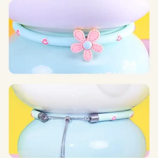 Fairyland&trade; - Ceramic Cat Bowl with Raised Stand, Cute Ear Design & Anti-Slip Base &ndash; Elevated Pet Food & Water Dish for Cats and Small Pets image {6}