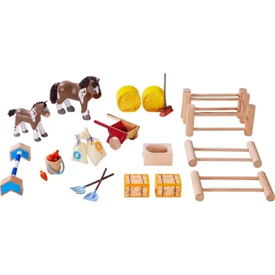 HABA Little Friends Riding Stable image {1}