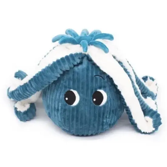 TriAction Toys Les Delingos Ptipotos Mom and Baby Octopus Plush | Blue image {1}