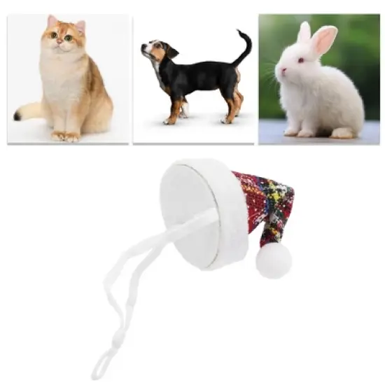 Unique Bargains Halloween Pet Headwear 4.33"x2.17" Red 1 Pc image {4}