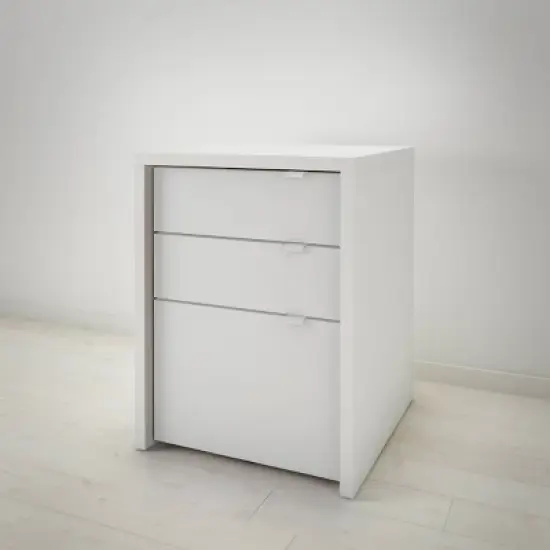 Chrono 3 Drawer Filing Cabinet - Nexera image {1}