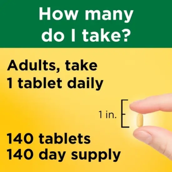 Nature Made Super Vitamin B Complex with Folic Acid + Vitamin C for Immune Support Tablets - 140ct image {6}