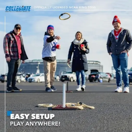 NCAA Florida State Seminoles Solid Wood Quoits Toss Game image {3}