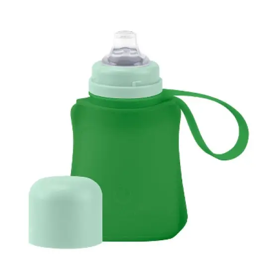 Sprout Ware Sip & Straw Pocket made from Silicone and Plants - 8oz image {6}