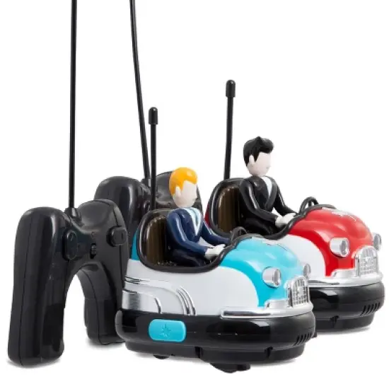 FAO Schwarz Premium 2-Player Remote Control Toy Bumper Car Set image {4}