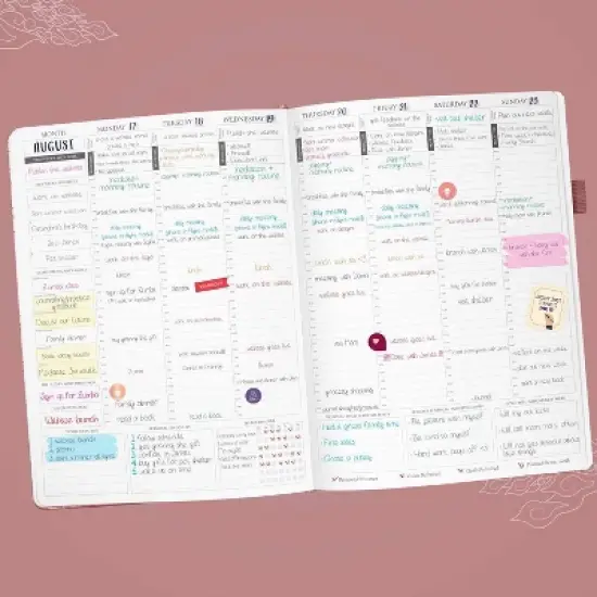 Undated PRO Schedule Planner Weekly/Monthly 8.5"x11" Rose Gold - Legend Planner image {2}