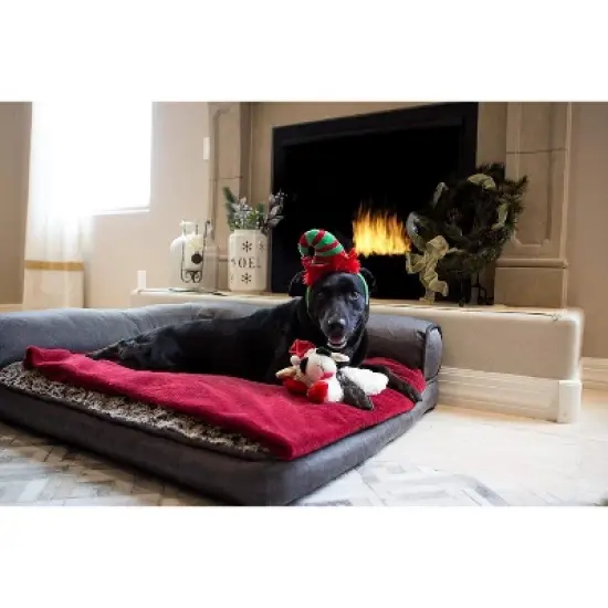 Multipet Standing Holiday Lamb Chop with Santa Hat (Small (8")) image {2}
