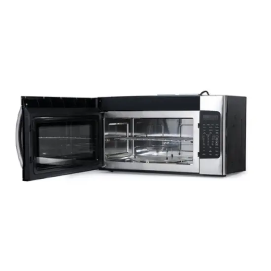 Commercial Chef 1.7 Cu. Ft. Over-The-Range Convection Microwave Oven, 10 Power Levels, Air Fryer, 300 CFM Hood Fan, Touch Controls, Stainless Steel image {4}