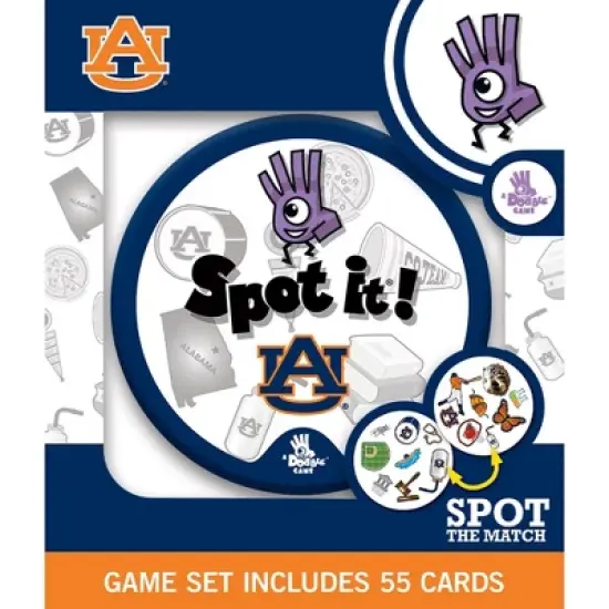 MasterPieces Officially Licensed NCAA Auburn Tigers Spot It Game for Kids and Adults image {1}