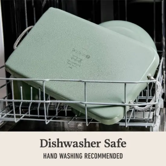 Calphalon Ceramic Double Griddle Silver Ash: Nonstick Double Burner Griddle Pan, Dishwasher-Safe, Anodized Aluminum image {4}