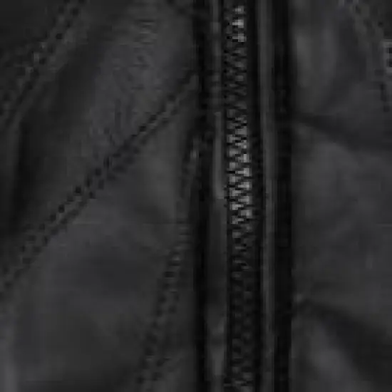 KingSize Men's Big & Tall Embossed Leather Bomber Jacket image {2}