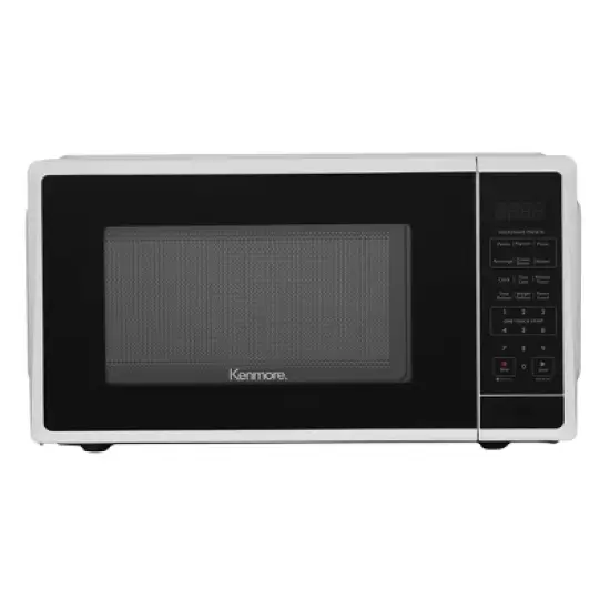 Kenmore 1000W Countertop Microwave White: 1.1 Cu Ft, Child Lock, 10 Power Levels, Digital Display, Express Cook, Defrost image {5}