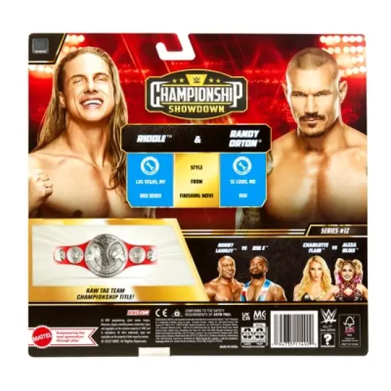 WWE Showdown 2-Packs 12 Randy Orton & Matt Riddle RKBro Action Figure image {1}