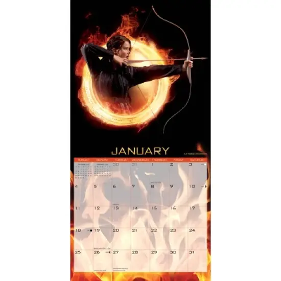 Willow Creek Press 2026 The World of The Hunger Games Wall Calendar image {2}
