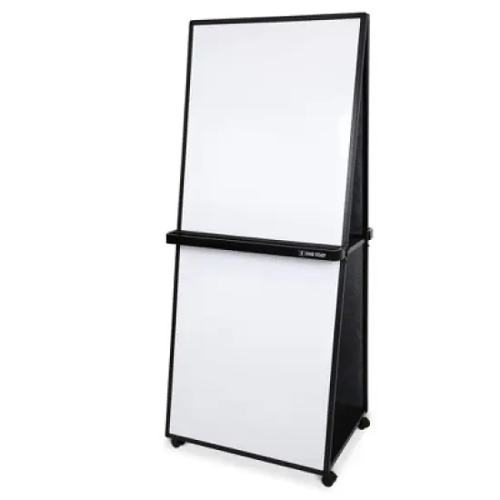 Mobile Whiteboard | Double-Sided Dry Erase Board - White image {8}