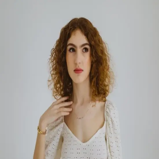 ETHIC GOODS Women's Dainty Stone Morse Code Necklace [LOVE] image {4}