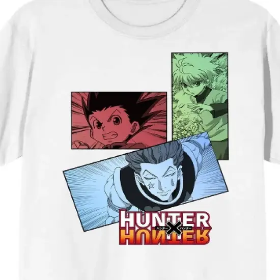 Hunter X Hunter Character Panels Men's Short Sleeve Shirt & Sleep Shorts Set image {2}