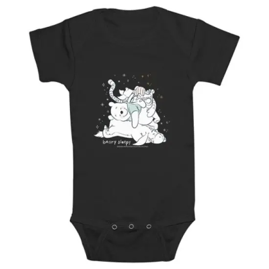 Infant's Winnie the Pooh Beary Sleepy Onesie image {2}