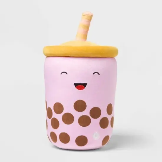 Boba Light-Up Stuffed Plush Kids' Throw Pillow Purple - Pillowfort&trade; image {4}