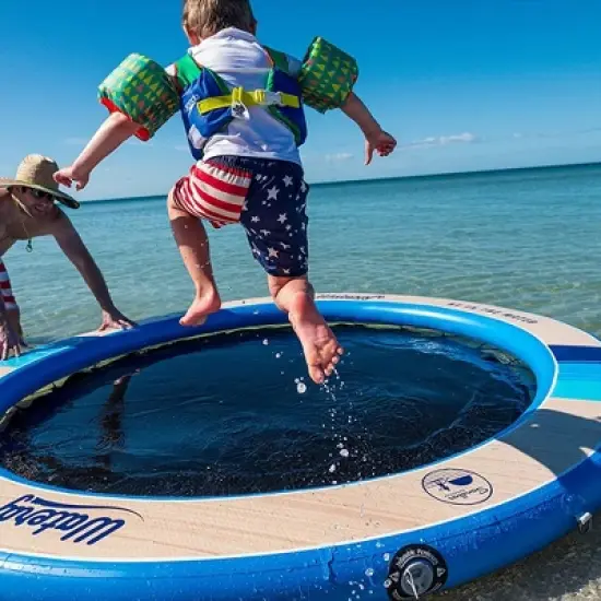 Wateraft Inflatable Floating Dock, Water Raft, Pad & Boat Docking Station for Lake, Pool, Beach & Ocean image {5}