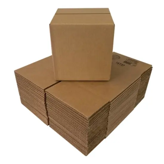 UOFFICE Pack of 50 Corrugated Boxes 7" x 7" x 7" at Wholesale Prices image {4}