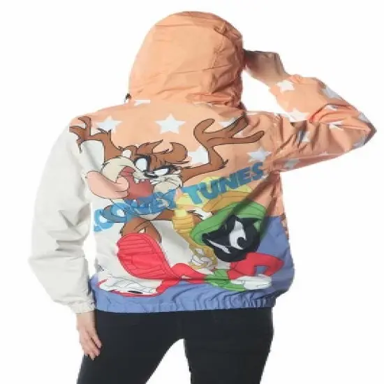 Members Only - Women's Big Bugs Windbreaker Oversized Jacket image {5}