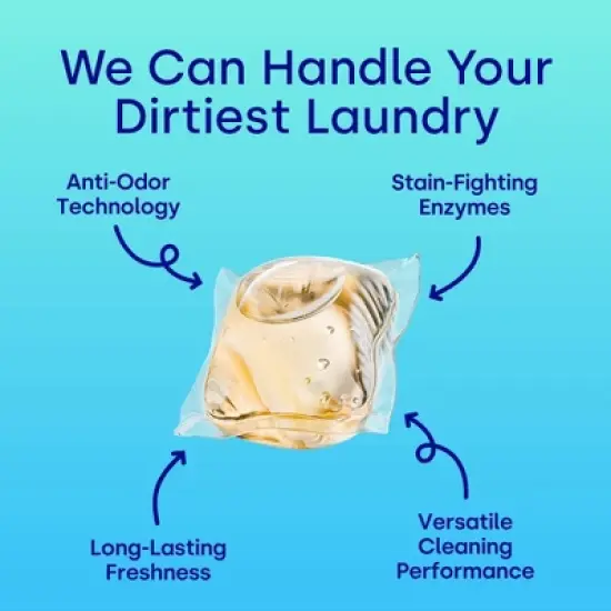 Dropps Laundry Odor & Stain Biobased Detergent Pods - Crisp Breeze - 40ct/12.6oz image {2}