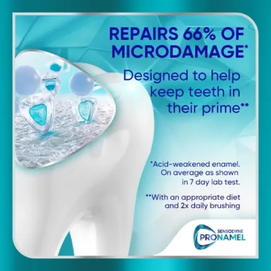 Sensodyne Pronamel Clinical Enamel Strengthening and Deep Clean Toothpaste - 3.4oz image {5}