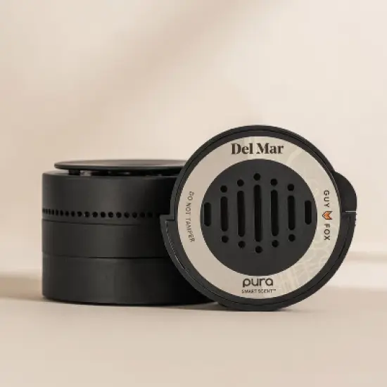 Pura Guy Fox Del Mar Car Fragrance Refill: Fresh Sea Air & Orange Blossom Scent, No Harsh Chemicals image {3}