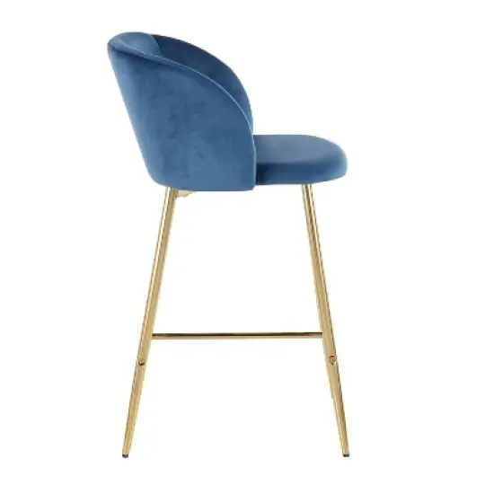 Set of 2 Fran Contemporary Counter Height Barstools - LumiSource image {2}