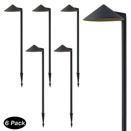 C Cattleya 5W Low Voltage Matte Black Aluminum LED Outdoor Landscape Path Lights image {10}