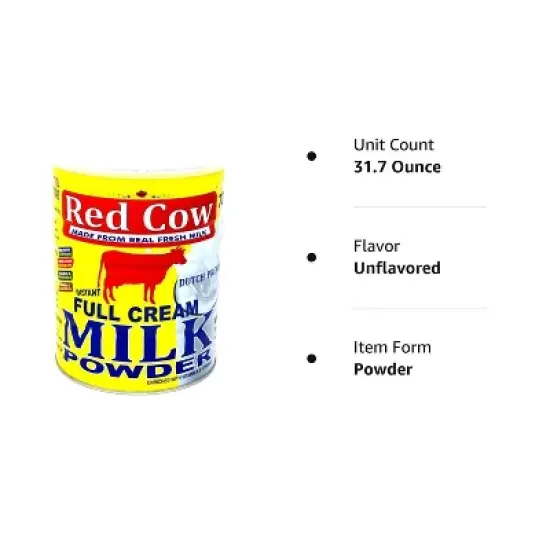 Red Cow Full Cream Milk Powder Made From Fresh Milk 900g image {4}