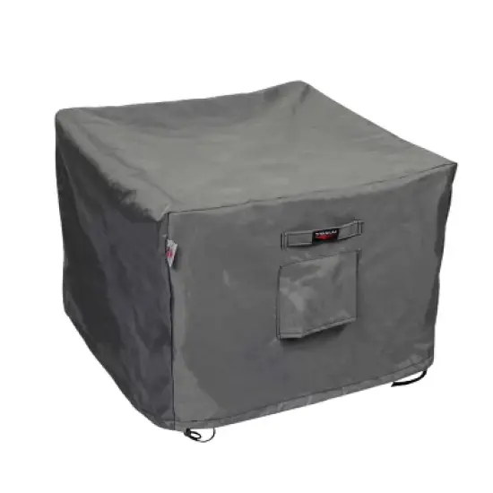 Summerset Shield Titanium 3-Layer UV Resistant Outdoor Accent Table Square Cover - Dark Grey image {10}