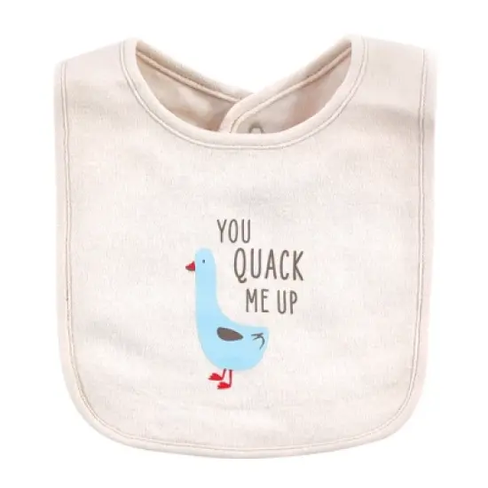 Hudson Baby Infant Boy Cotton Bibs, Bacon My Heart, One Size image {5}