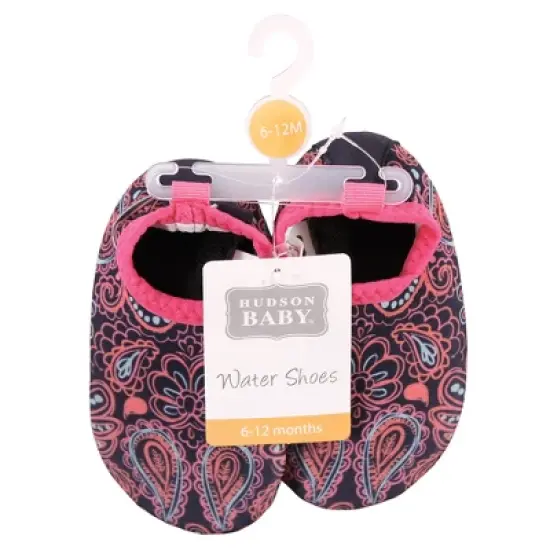 Hudson Baby Infant and Toddler Water Shoes for Sports, Yoga, Beach and Outdoors, Paisley Punch image {1}
