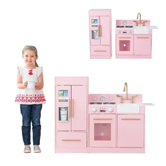 Teamson Kids - Little Chef Charlotte Modern Play Kitchen - Pink image {3}