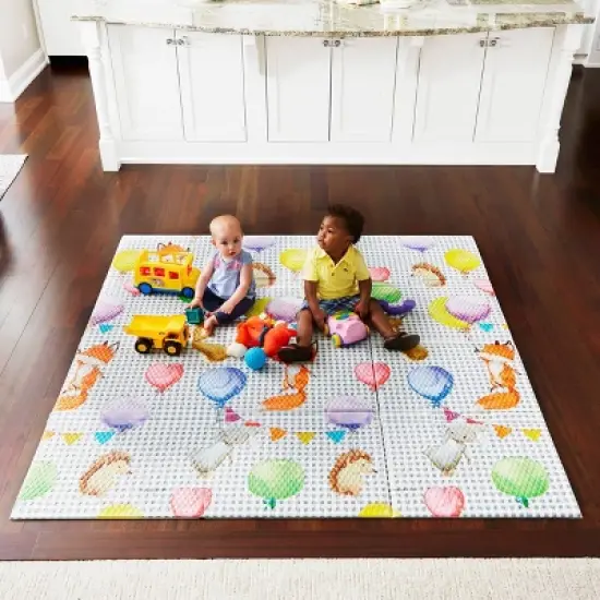 Toddleroo by North States Superyard Balloon Ride Play Mat image {5}