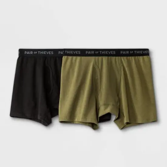 Pair of Thieves Men's Super Soft Boxer Briefs 2pk image {9}